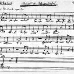 Gedicht von Schulfreund Vertonung WilhAlt